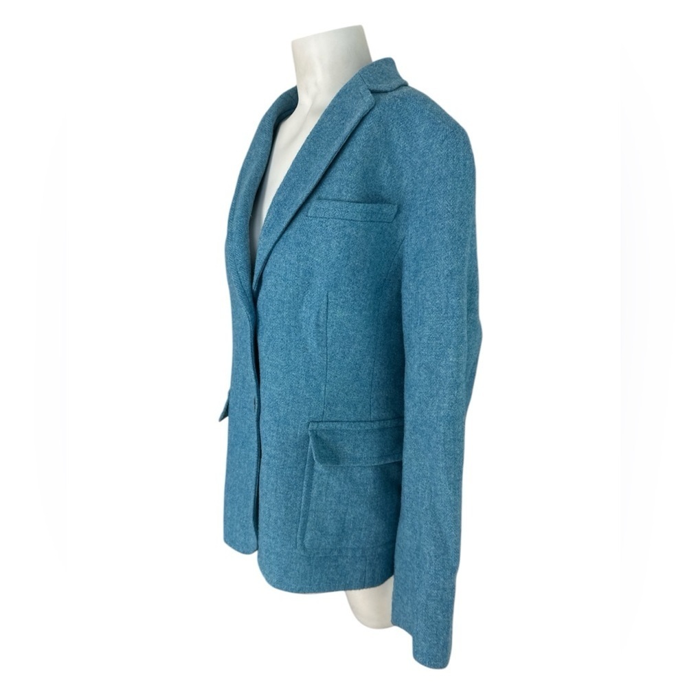 Talbots Blue Wool Blend Blazer - Picture 2 of 7
